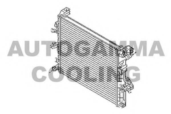 AUTOGAMMA 105879 Радіатор, охолодження двигуна