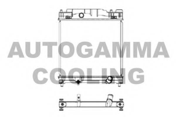 AUTOGAMMA 105904 Радіатор, охолодження двигуна
