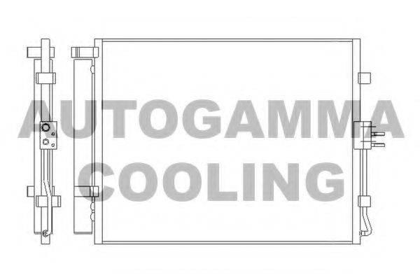 AUTOGAMMA 105968 Конденсатор, кондиціонер