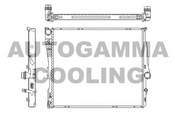 AUTOGAMMA 107008 Радіатор, охолодження двигуна