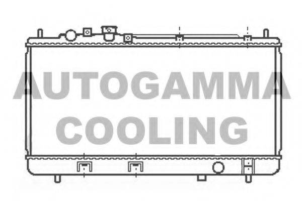 AUTOGAMMA 107038 Радіатор, охолодження двигуна