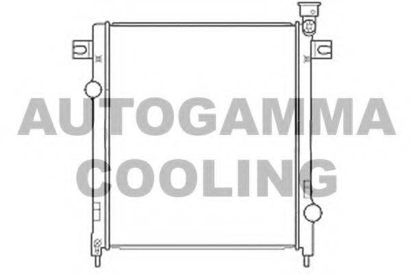 AUTOGAMMA 107219 Радіатор, охолодження двигуна