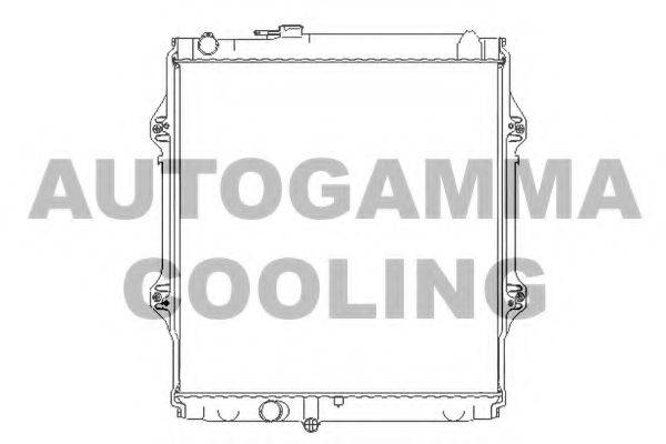 AUTOGAMMA 107241 Радіатор, охолодження двигуна
