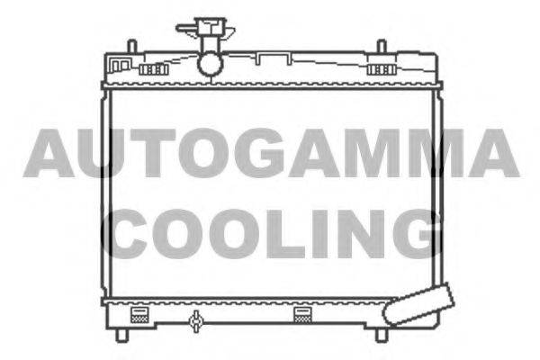 AUTOGAMMA 107242 Радіатор, охолодження двигуна
