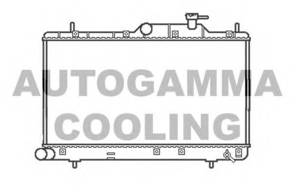 AUTOGAMMA 107249 Радіатор, охолодження двигуна