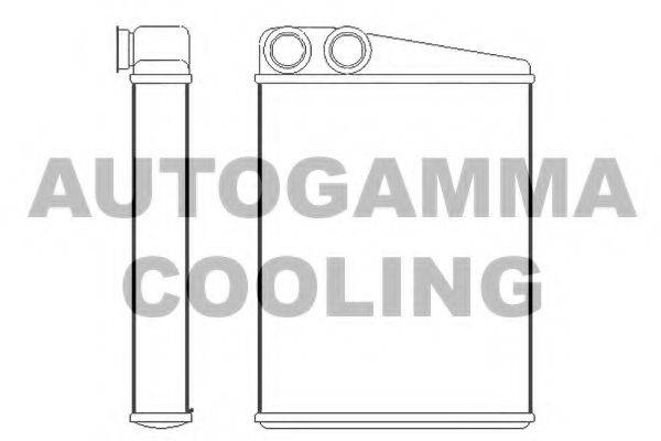 AUTOGAMMA 107274 Теплообмінник, опалення салону