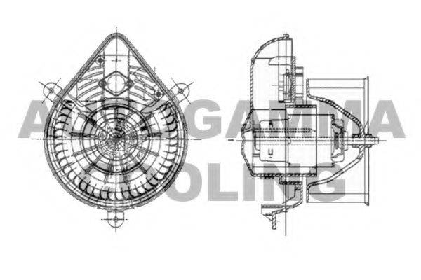 AUTOGAMMA GA32004 Вентилятор салону