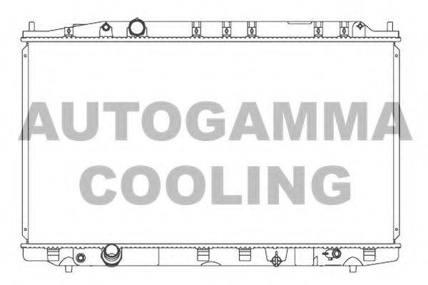 AUTOGAMMA 107364 Радіатор, охолодження двигуна