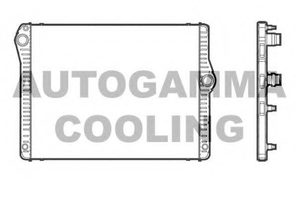 AUTOGAMMA 107409 Радіатор, охолодження двигуна