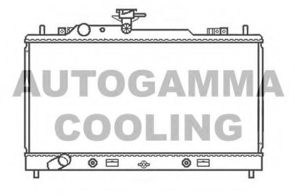 AUTOGAMMA 107427 Радіатор, охолодження двигуна