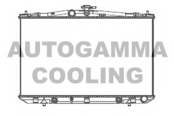 AUTOGAMMA 107527 Радіатор, охолодження двигуна