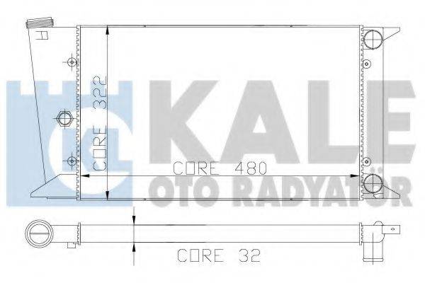 KALE OTO RADYATOR 117900 Радіатор, охолодження двигуна