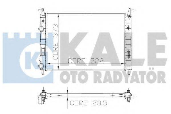 KALE OTO RADYATOR 142900 Радіатор, охолодження двигуна