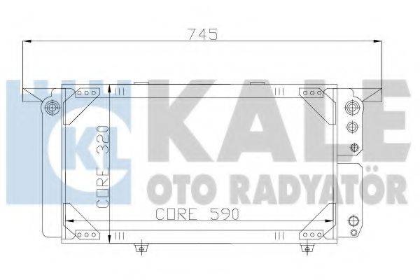 KALE OTO RADYATOR 163300 Радіатор, охолодження двигуна