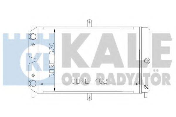 KALE OTO RADYATOR 166200 Радіатор, охолодження двигуна