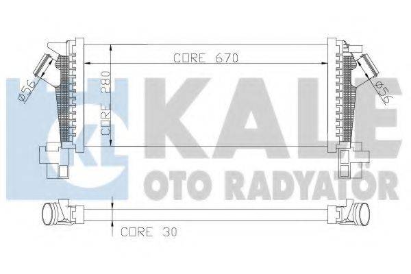 KALE OTO RADYATOR 344700 Інтеркулер