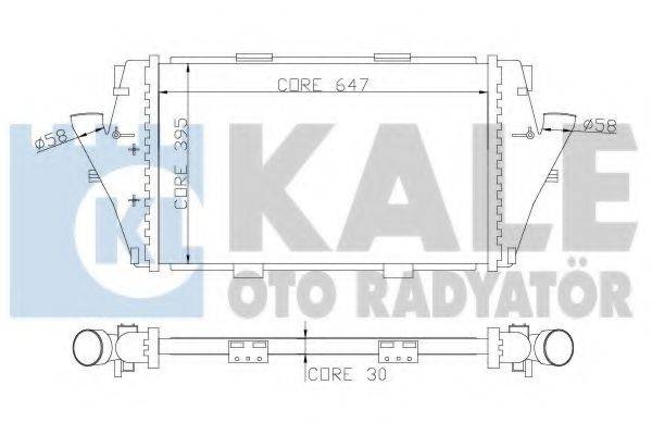 KALE OTO RADYATOR 346100 Інтеркулер