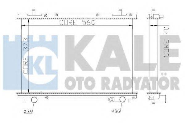 KALE OTO RADYATOR 368400 Радіатор, охолодження двигуна