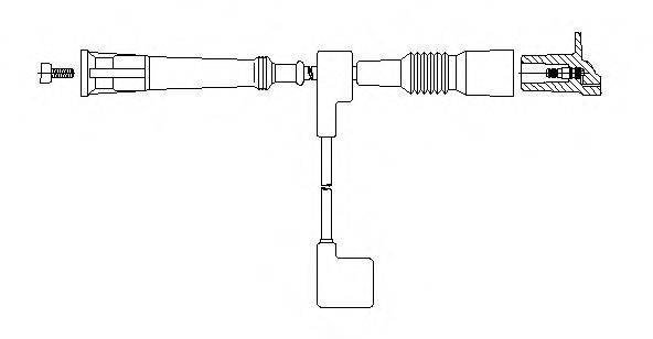 BREMI 12590 Провід запалювання