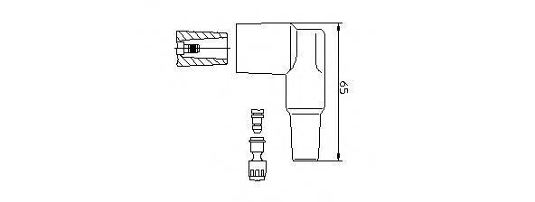 BREMI 13268A1 Вилка, розподільник запалювання