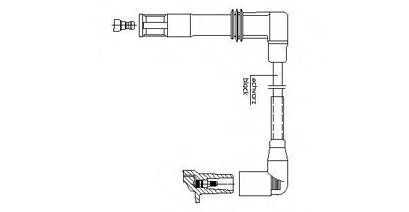 BREMI 1A13E43 Провід запалювання