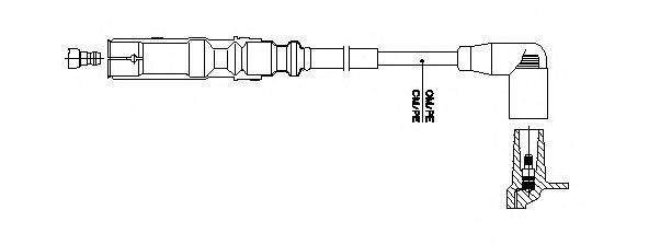 BREMI 1A23E26 Провід запалювання