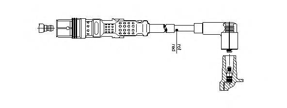 BREMI 1A24E52 Провід запалювання