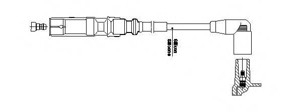 BREMI 1A32E58 Провід запалювання