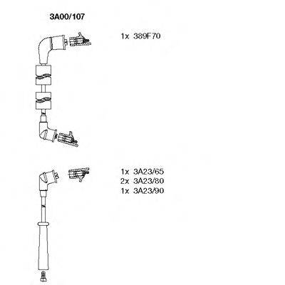 BREMI 3A00107 Комплект дротів запалювання