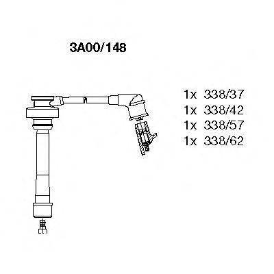 BREMI 3A00148 Комплект дротів запалювання