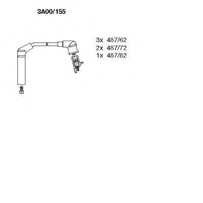 BREMI 3A00155 Комплект дротів запалювання