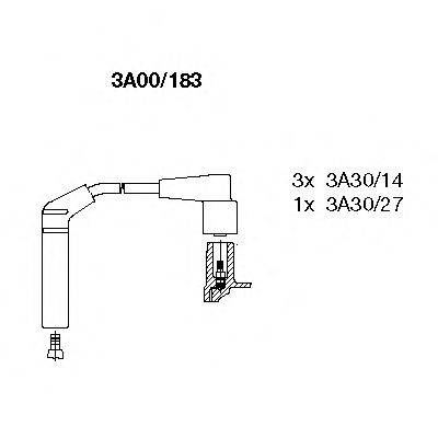 BREMI 3A00183 Комплект дротів запалювання