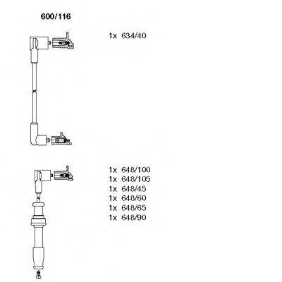 BREMI 600116 Комплект дротів запалювання