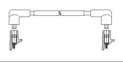 BREMI 627E27 Провід запалювання