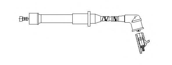 BREMI 6A55F73 Провід запалювання