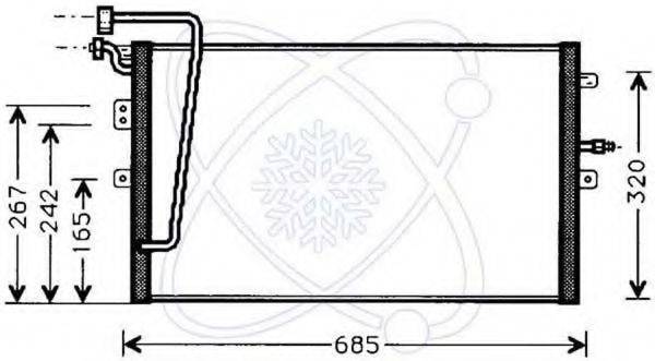 ELECTRO AUTO 30J0006 Конденсатор, кондиціонер