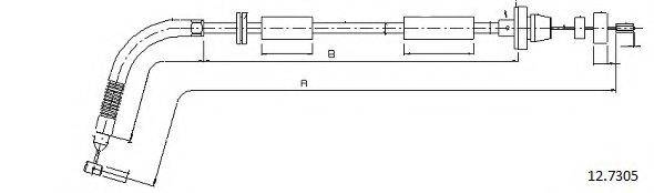 CABOR 127305 Тросик газу