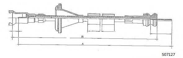 CABOR S07127 Трос спідометра