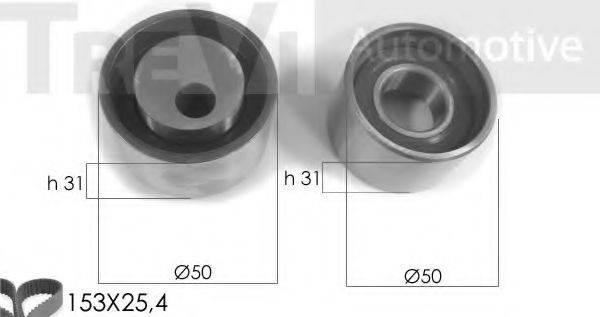 TREVI AUTOMOTIVE KD1011 Комплект ременя ГРМ