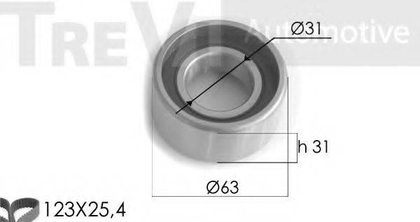 TREVI AUTOMOTIVE KD1120 Комплект ременя ГРМ