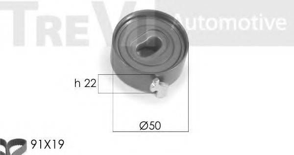 TREVI AUTOMOTIVE KD1148 Комплект ременя ГРМ