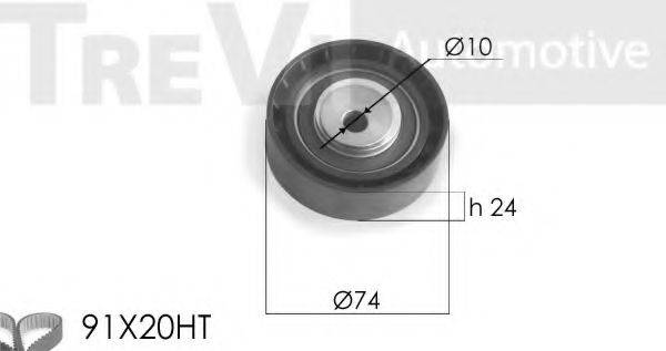 TREVI AUTOMOTIVE KD1164 Комплект ременя ГРМ