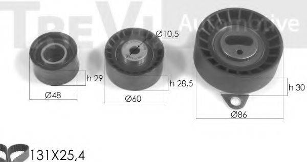 TREVI AUTOMOTIVE KD1181 Комплект ременя ГРМ