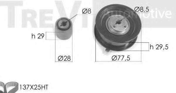 TREVI AUTOMOTIVE KD1206 Комплект ременя ГРМ