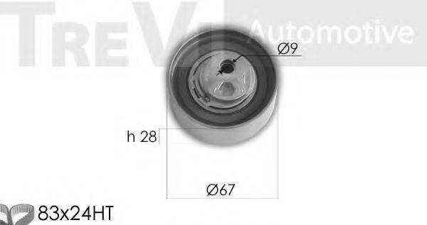 TREVI AUTOMOTIVE KD1299 Комплект ременя ГРМ