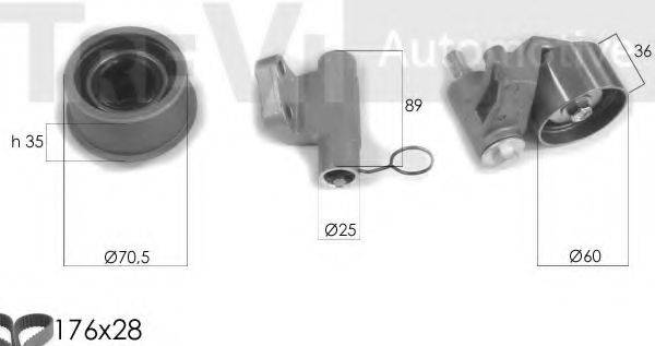 TREVI AUTOMOTIVE KD1306 Комплект ременя ГРМ