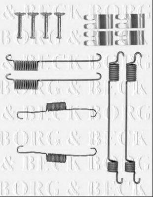 BORG & BECK BBK6331 Комплектуючі, колодки дискового гальма