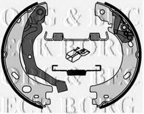 BORG & BECK BBS6394 Комплект гальмівних колодок
