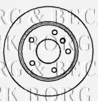BORG & BECK BBD4289 гальмівний диск