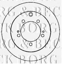 BORG & BECK BBD4556 гальмівний диск
